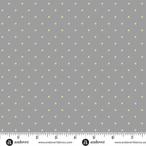 Simply Spot by Andover Fabrics Simply Spot Gray