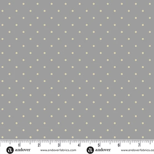 Simply Spot by Andover Fabrics Simply Spot Gray