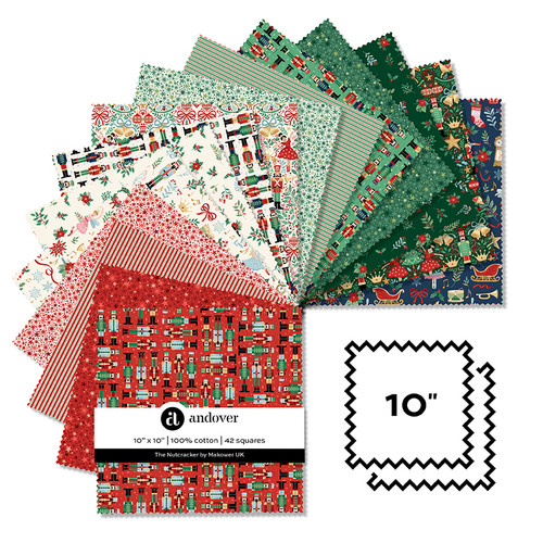 The Nutcracker - 10 Inch Square - 42 Cuts Each