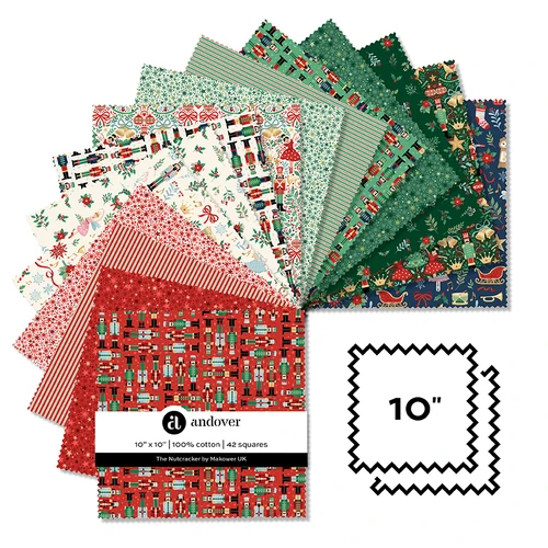 The Nutcracker - 10 Inch Square - 42 Cuts Each