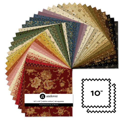 Trunk Treasures - 10 Inch Square - 42 Cuts Each