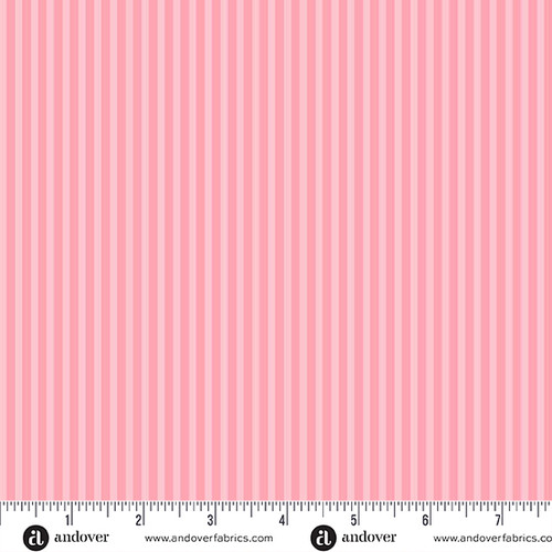 Simply Stripe by Andover Fabrics Simply Stripe Soft Pink