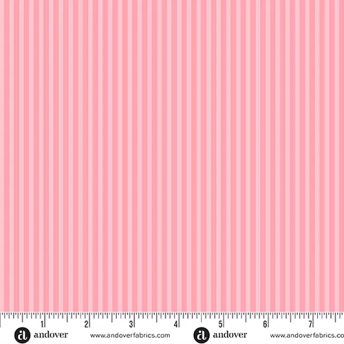 Simply Stripe by Andover Fabrics Simply Stripe Soft Pink