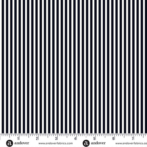 Simply Stripe by Andover Fabrics Simply Stripe Black