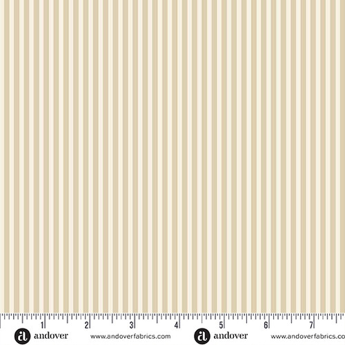 Simply Stripe by Andover Fabrics Simply Stripe Cream