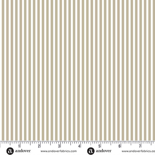 Simply Stripe by Andover Fabrics Simply Stripe Taupe