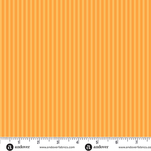 Simply Stripe by Andover Fabrics Simply Stripe Cantaloupe