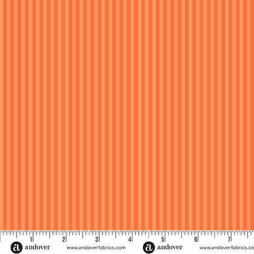 Simply Stripe by Andover Fabrics Simply Stripe Carrot