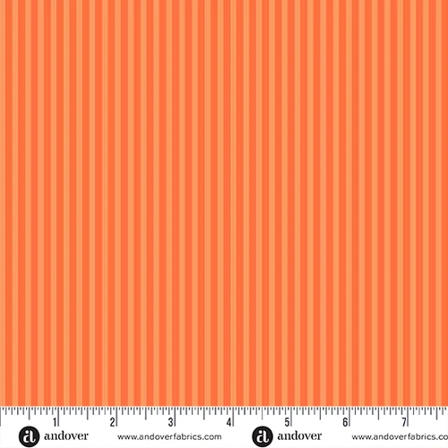 Simply Stripe by Andover Fabrics Simply Stripe Carrot