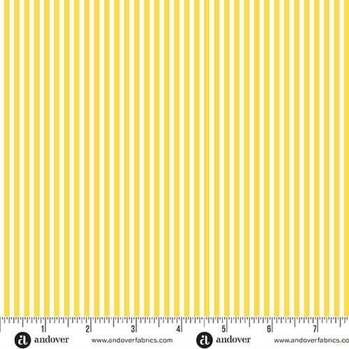 Simply Stripe by Andover Fabrics Simply Stripe Lemon
