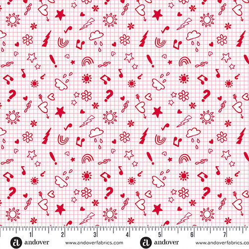 Back to School by Seek to Spring Notebook Doodles Cherry