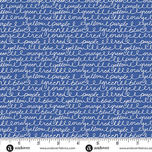 Back to School by Seek to Spring Cursive Colors Royal