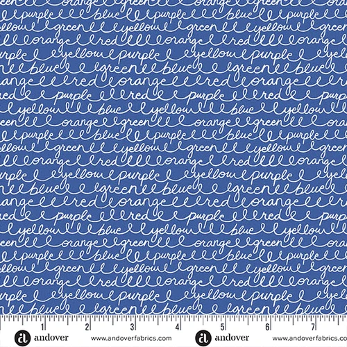 Back to School by Seek to Spring Cursive Colors Royal