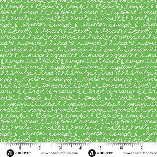 Back to School by Seek to Spring Cursive Colors Grass