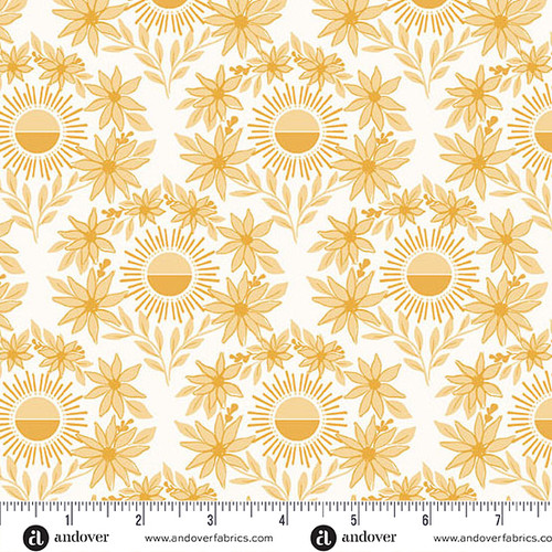 Sunset Cottage by Stephanie Organes Daylight Blooms Yellow