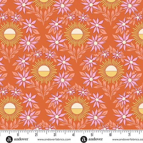 Sunset Cottage by Stephanie Organes Daylight Blooms Orange