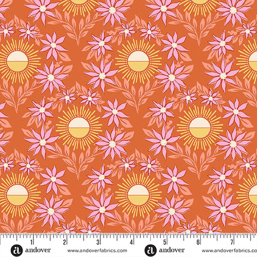 Sunset Cottage by Stephanie Organes Daylight Blooms Orange