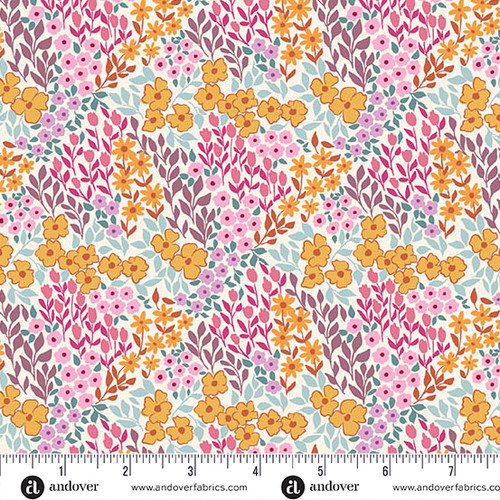 Sunset Cottage by Stephanie Organes Petalfield Cream