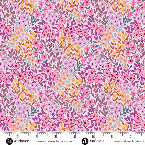 Sunset Cottage by Stephanie Organes Petalfield Pink