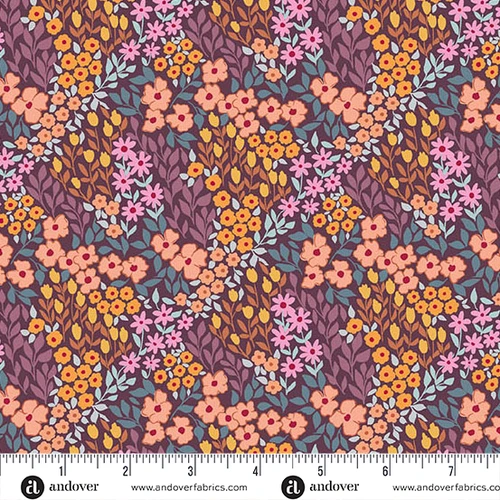 Sunset Cottage by Stephanie Organes Petalfield Purple