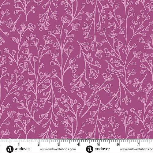 Sunset Cottage by Stephanie Organes Leafsong Purple