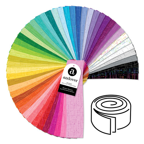 Dream Weaver - 2.5 Inch Strip Roll - 40 Cuts Each