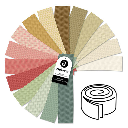 Garland - 2.5 Inch Strip Roll - 40 Cuts Each