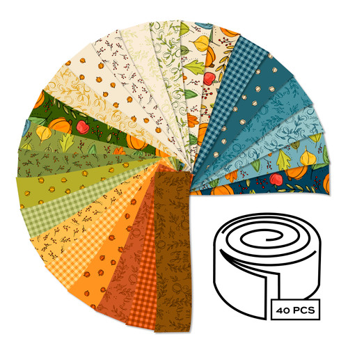 Harvest Home - 2.5 Inch Strip Roll - 40 Cuts Each