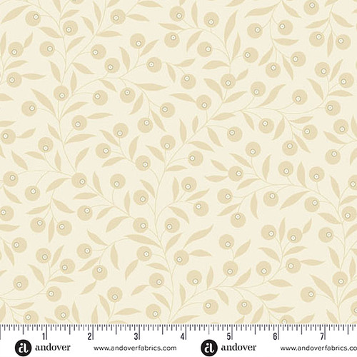 Snow Flurry by Laundry Basket Quilts Sparkleberry Cream