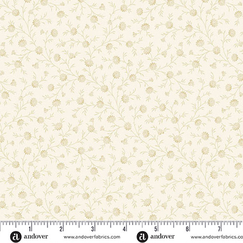 Snow Flurry by Laundry Basket Quilts Frost Latte