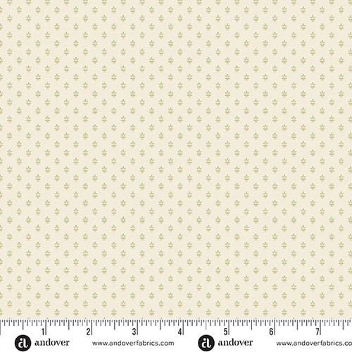 Snow Flurry by Laundry Basket Quilts Candlelight Sage