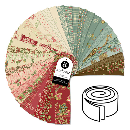 Jingle Bell - 2.5 Inch Strip Roll - 40 Cuts Each