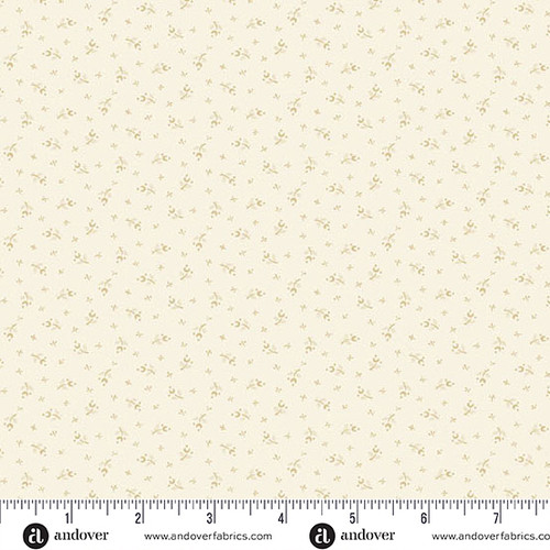 Snow Flurry by Laundry Basket Quilts Moonflower Cream