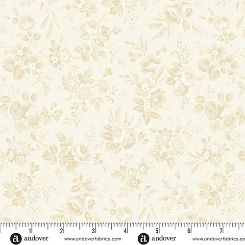 Snow Flurry by Laundry Basket Quilts Winter Garden Cream