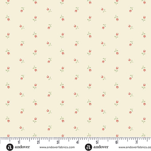 Snow Flurry by Laundry Basket Quilts Winter Heath Cream
