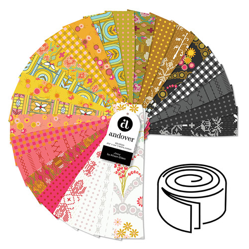 Jinny - 2.5 Inch Strip Roll - 40 Cuts Each