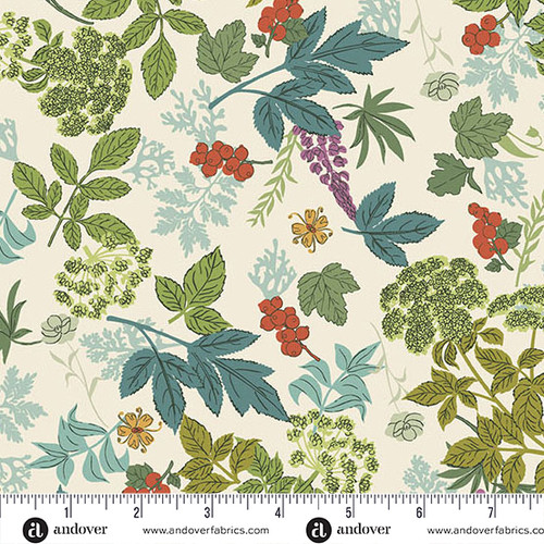 Nordic Summer by Gudrun Erla of GE Designs Wild Flora Buttermilk