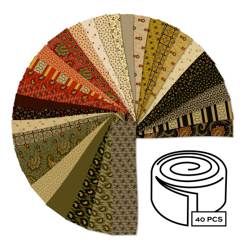 Madison Manor Revisited - 2.5 Inch Strip Roll - 40 Cuts Each