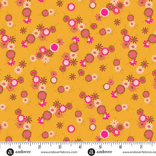 Jinny by Alison Glass Daisy Chain Marigold