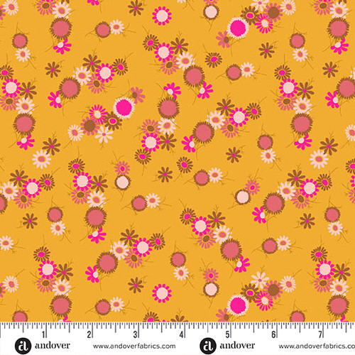 Jinny by Alison Glass Daisy Chain Marigold