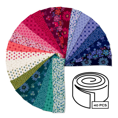 Mystic Meadow - 2.5 Inch Strip Roll - 40 Cuts Each