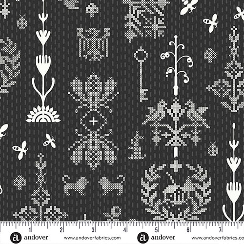 Jinny by Alison Glass Redwork Panda