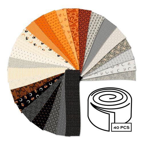 Nightfall - 2.5 Inch Strip Roll - 40 Cuts Each