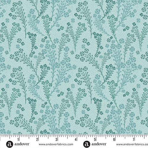 Lush by Nancy Rink Sprigs Sea  Foam