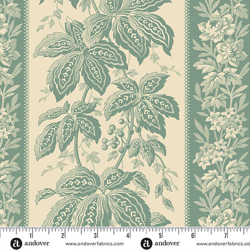 Jingle Bell by Laundry Basket Quilts Holiday Vine Vintage Blue