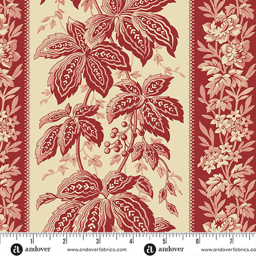 Jingle Bell by Laundry Basket Quilts Holiday Vine Cranberry