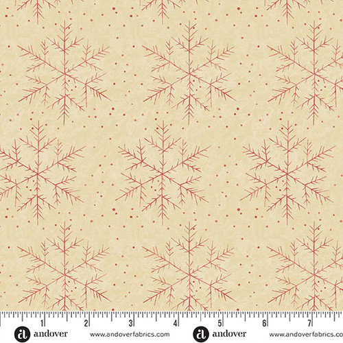 Jingle Bell by Laundry Basket Quilts Snowfall Latte