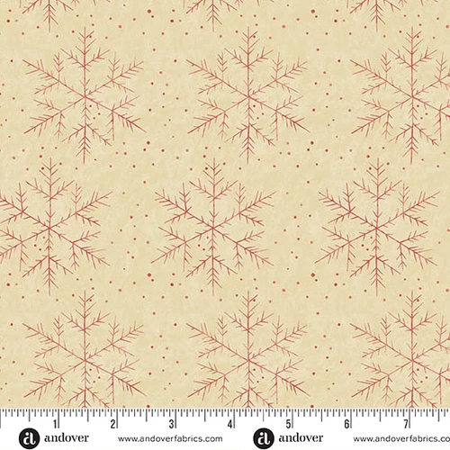 Jingle Bell by Laundry Basket Quilts Snowfall Latte