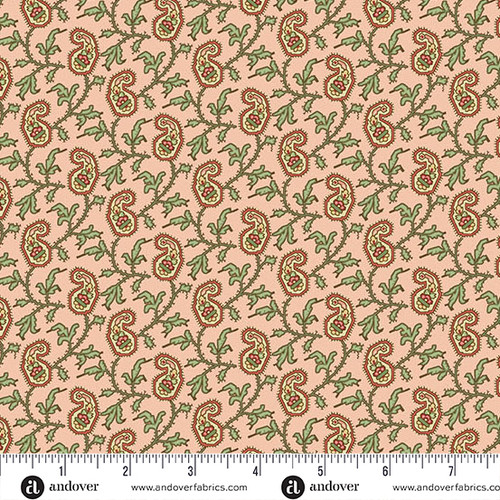 Jingle Bell by Laundry Basket Quilts Paisley Vine Candy