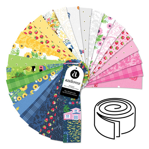 Our Simple Life - 2.5 Inch Strip Roll - 40 Cuts Each